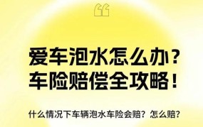 静止状态下车被水泡，如何处理赔偿？