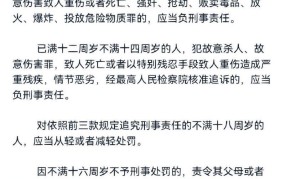 少年犯罪的法律责任是如何规定的？