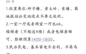 求租房屋信息应该如何撰写？有格式吗？