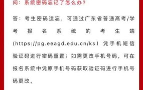 高考密码忘了怎么办？如何找回或重置密码？