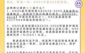 KN95口罩执行标准是什么？如何选购优质口罩？