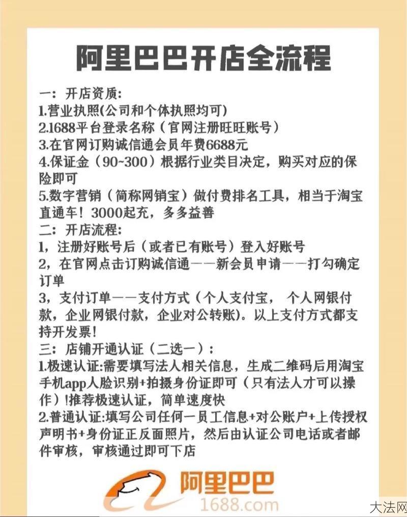 网上开店流程复杂吗？需要遵循哪些步骤？-大法网