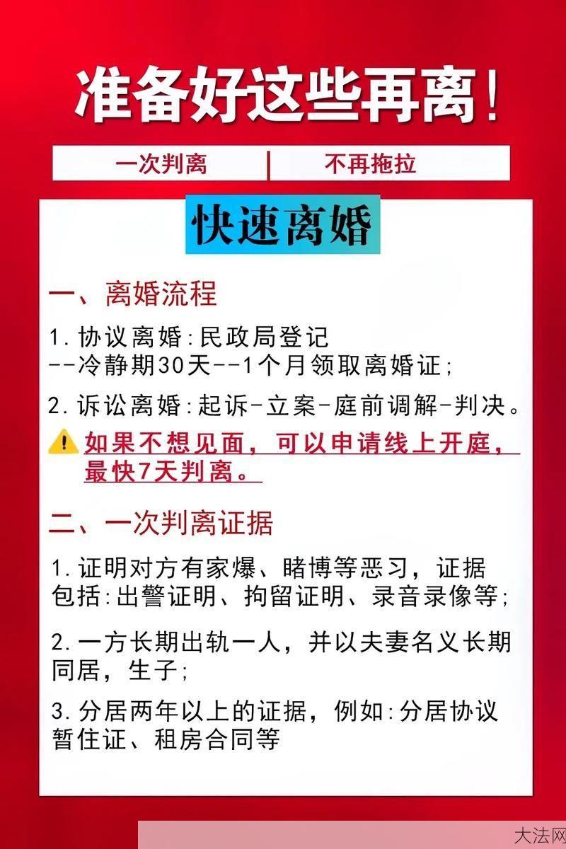 办理离婚需要准备什么手续？离婚流程是怎样的？-大法网