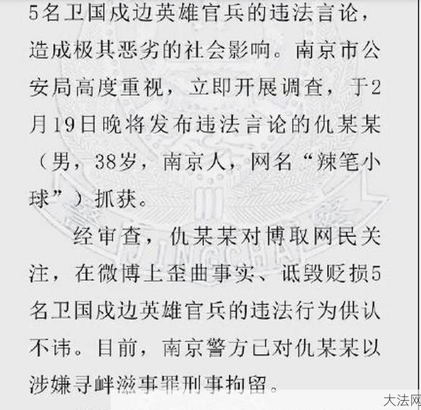 辣笔小球批捕背后，案件详情披露-大法网