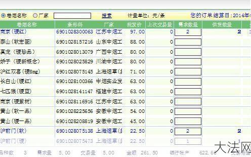 南通烟草网上订货平台操作指南？-大法网