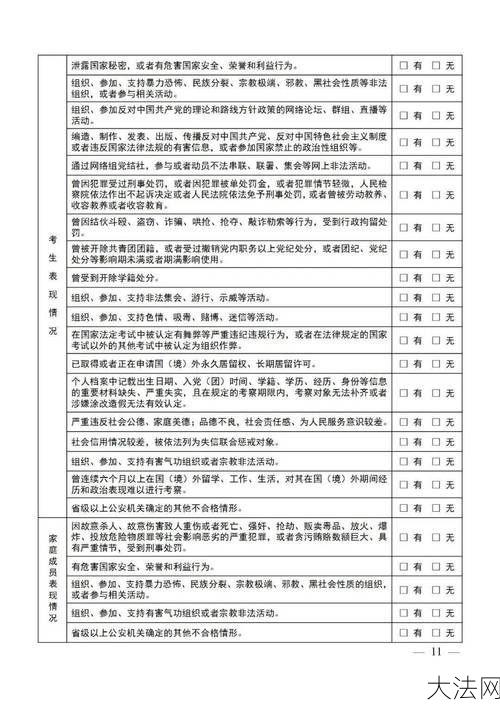 人民警察录用条件及报考要求-大法网