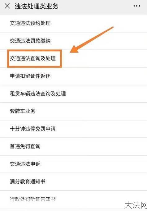 浙江车辆违章查询攻略，快速处理违章问题-大法网