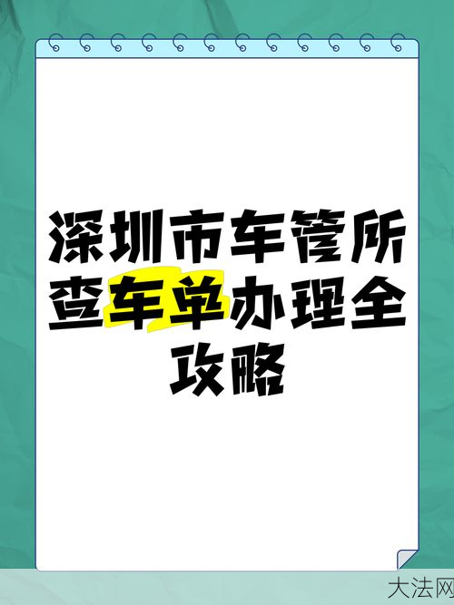 深圳市车管所网上预约流程：车主必备攻略-大法网