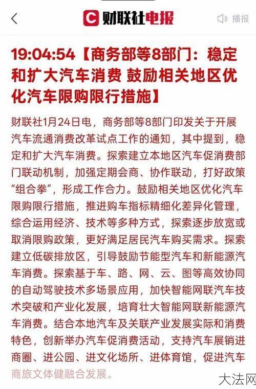 商务部鼓励家庭消费，哪些政策值得关注？-大法网