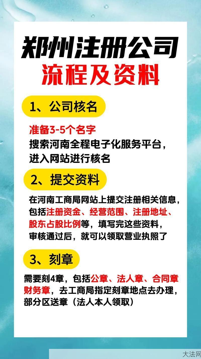 河南郑州工商局注册公司流程详解：需要哪些材料？-大法网