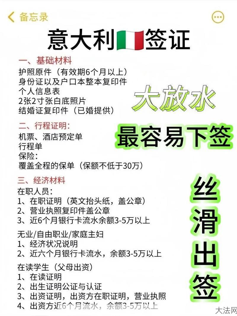 意大利签证状态查询，如何提高签证通过率？-大法网