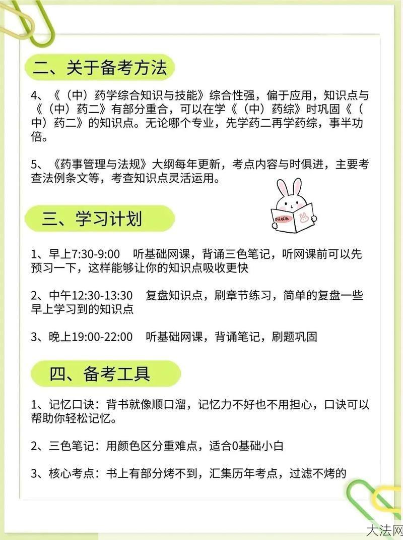 药师证怎么考？考试流程及必备条件一览-大法网